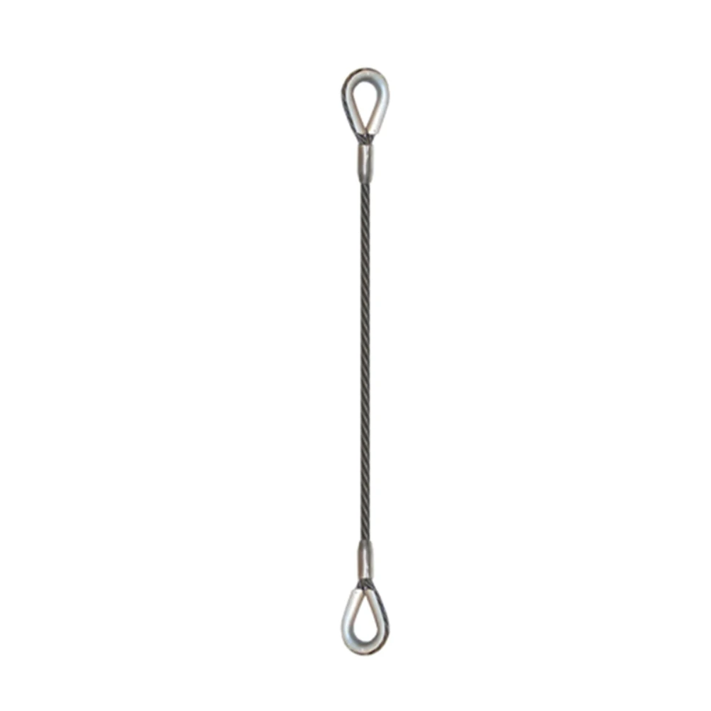 Строп канатный петлевой уск1. Rope Sling / строп канатный уск1 15,0(5 000). Крюк подъемный со стропами. Single Leg wire Rope Slings.